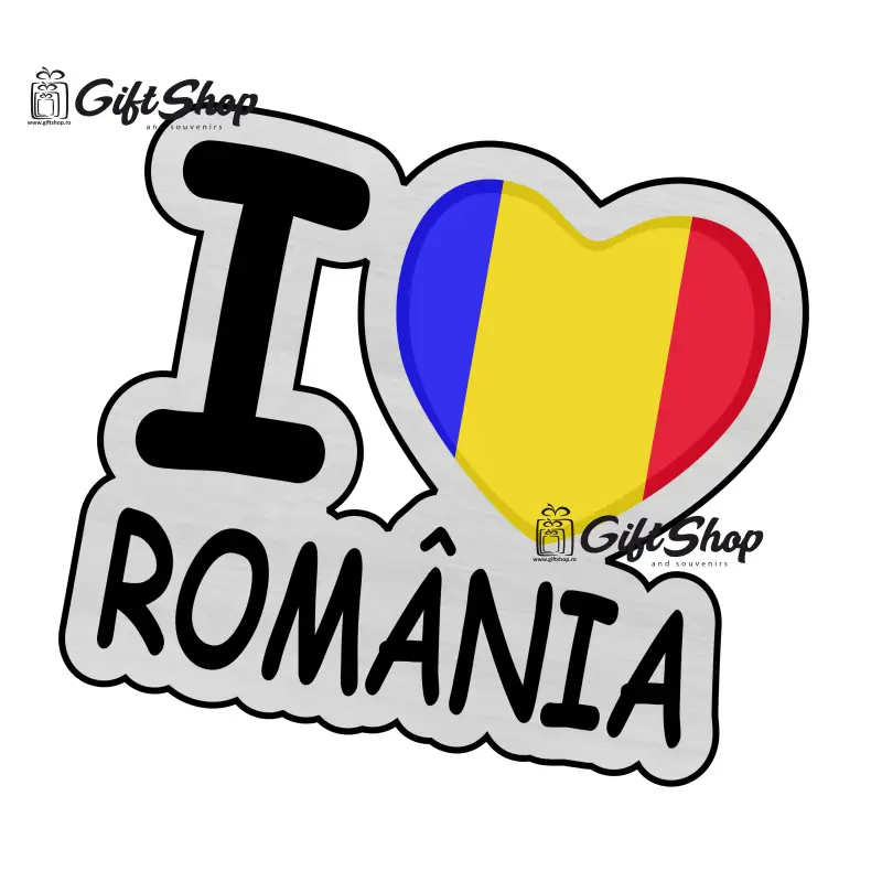 Magnet frigider, forma i love, personalizatv